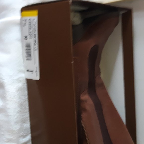 Franco Sarto L Tahini Leather Riding Boots - Picture 3 of 9